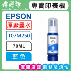 EPSON 015 藍色原廠墨水 T07M250